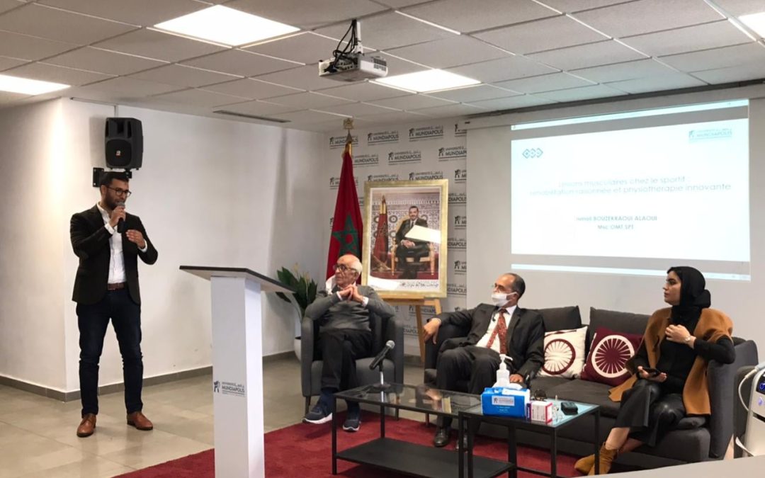 CONFÉRENCE SOUS LE THÈME :  » LÉSIONS MUSCULAIRES CHEZ LE SPORTIF : RÉHABILITATION RAISONNÉE ET PHYSIOTHÉRAPIE INNOVANTE »